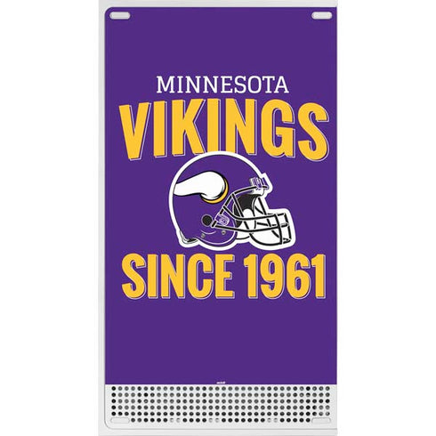 NFL Minnesota Vikings Helmet Xbox Series S Console Skin